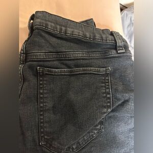 Mid-rise slim jeans washed blue used a few times